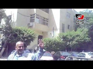 وقفة لحركة فتح أمام السفارة الفلسطينية بالقاهرة لدعم أبو مازن