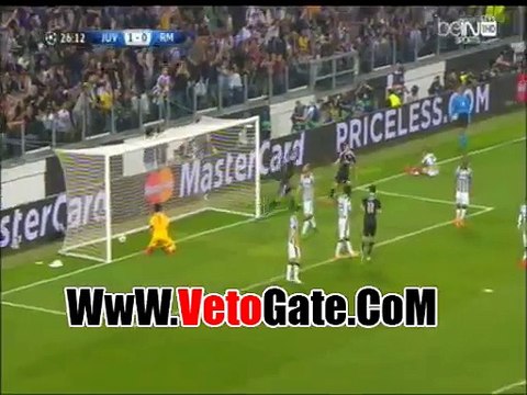 كريستيانو رونالدو يتعادل بالهدف الاول ريال مدريد امام اليوفنتوس