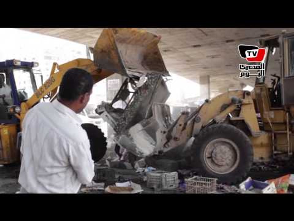 حملة لإزالة اشغالات وباعة مخالفين بمسطرد