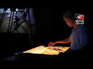 الموسيقى تحيي الرسم بالرمل في حفل ساقية الصاوي