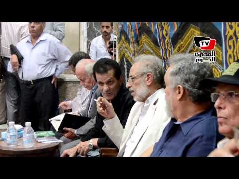 نجوم الفن فى عزاء المخرج جلال توفيق