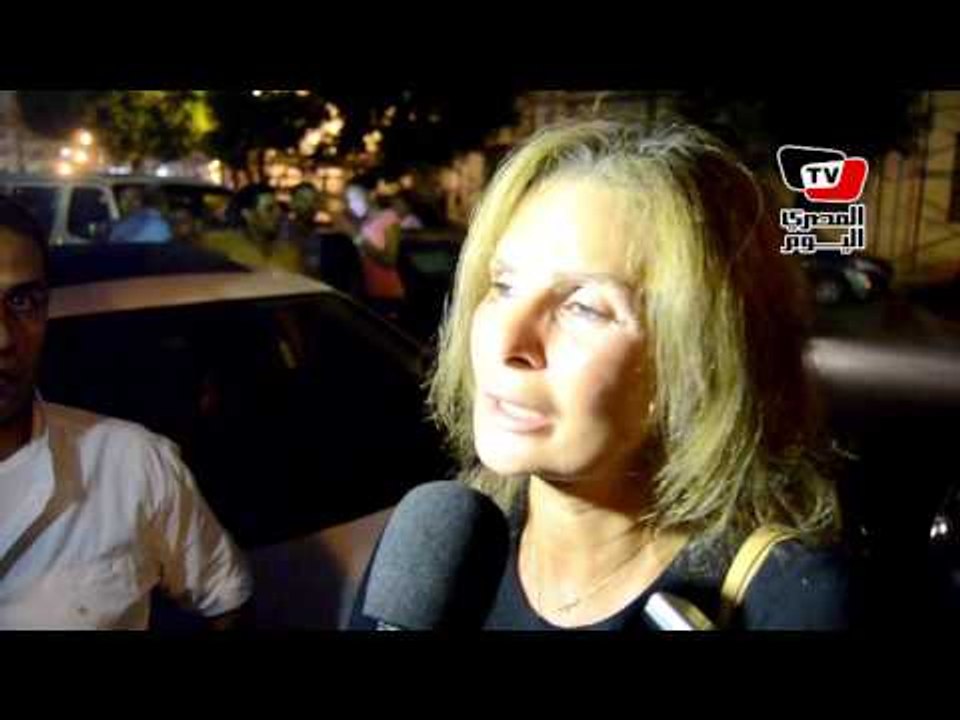 يسرا في عزاء سعيد صالح: «ضحكة سعيد ماتت»