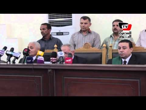 لحظة النطق بالحكم فى قضية «أحداث كرداسة»