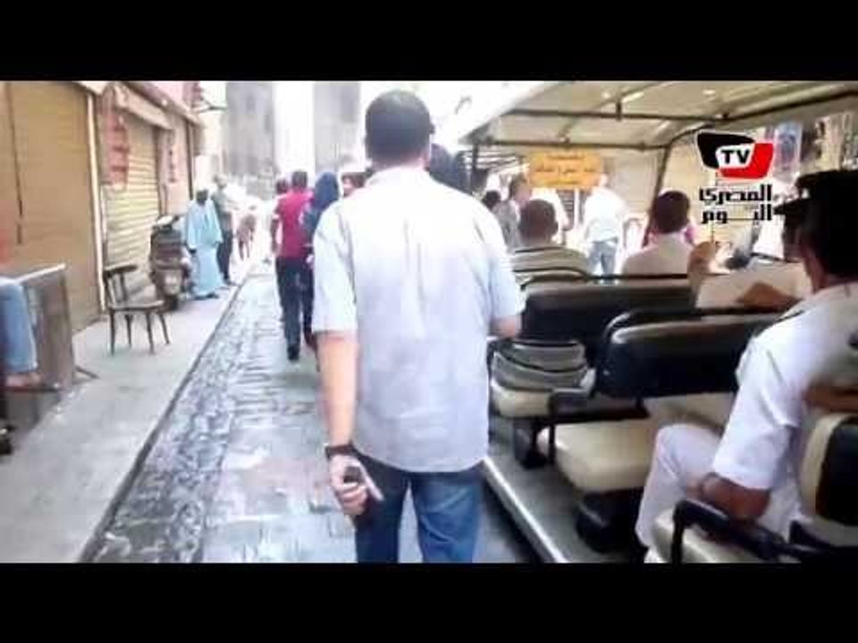 محافظ القاهرة يقود حملة لازاله الاشغالات بشارع المعز