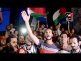 وقفة «اللجنة الشعبية لدعم الإنتفاضة الفلسطينية» أمام نقابة الصحفيين تنديدا بالعدوان الاسرائيلي
