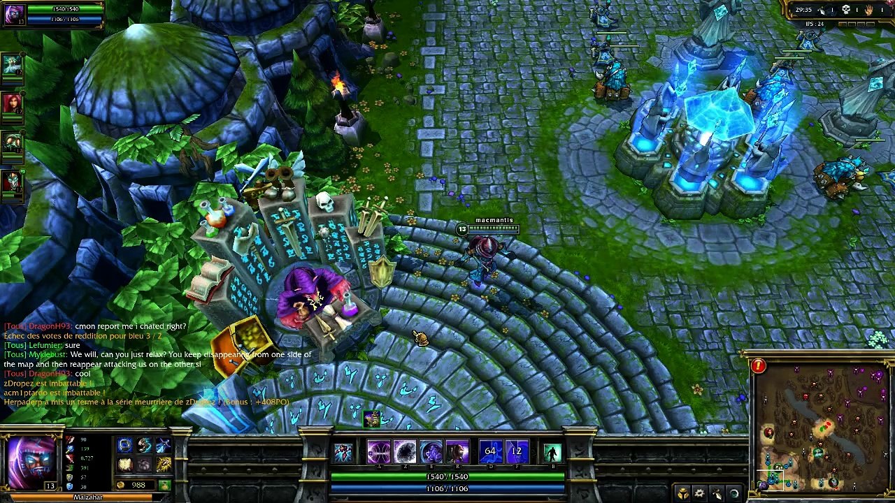 League of legend (Warwick teleportation on) loool