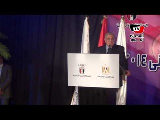 محلب في استاد القاهرة: الرياضة ليست فقط بتحقيق البطولات لكن بعودة الروح الرياضية