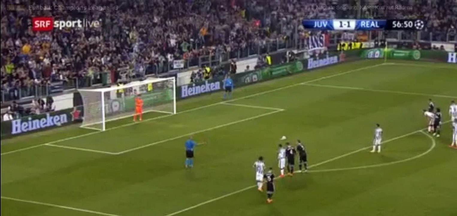 Juventus 2-1 Real Madrid - Carlos Tevez Penalty Goal (UCL) 05.05.2015
