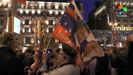 Russia: Special night-time rehearsal of V-Day parade draws t