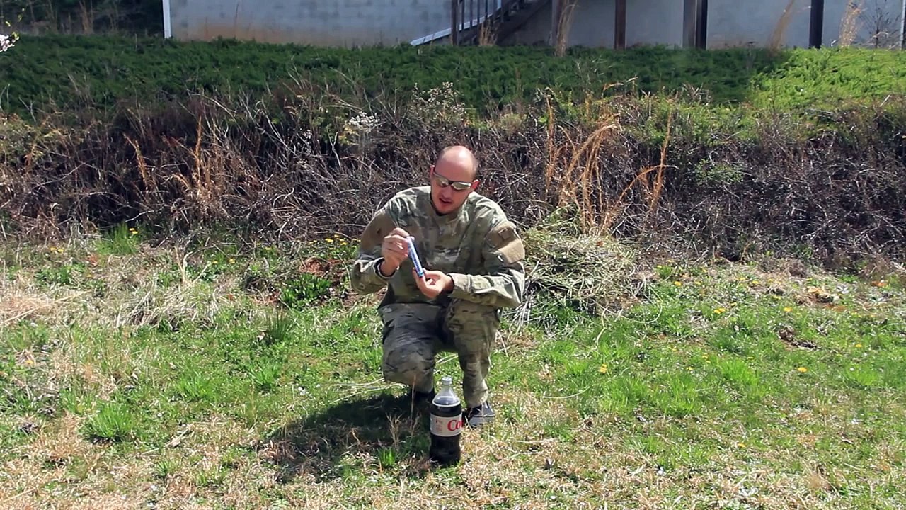 Diet Coke and Mentos Experiment/Challenge in Slow Motion