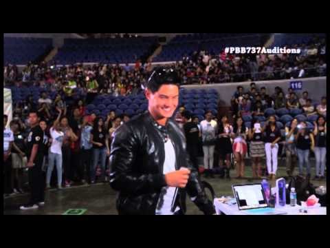 Daniel Matsunaga and Juan Karlos Labajo bumisita sa PBB737 Auditions