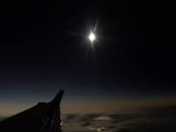 Uçaktan Güneş Tutulması Nasıl Görünür