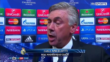 Juventus vs Real Madrid 2-1 UEFA League 5.5.2015 (Interview)