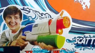 The Nerf Scatter Blast is a good size water gun