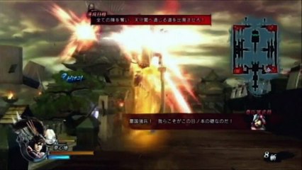 Sengoku Basara 4 (Maeda Keiji) Playthrough Part 3 (HD)