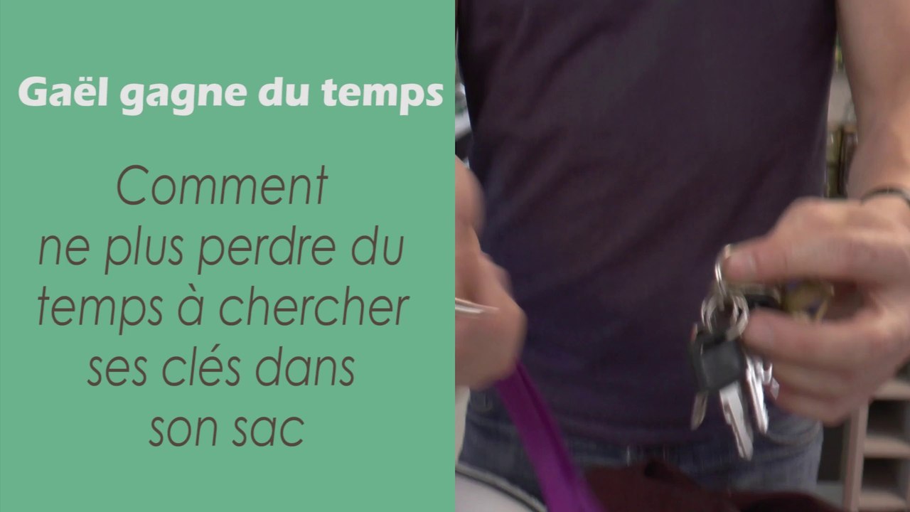 L'astuce pour plus perdre de temps à chercher ses clés dans son sac - Gaël gagne du temps