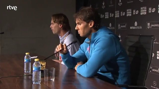 Rafael Nadal's press conference / R2 at Mutua Madrid Open 2015