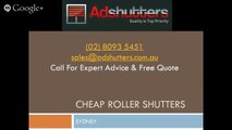 Aspects For Roller Shutters Sydney - A Background