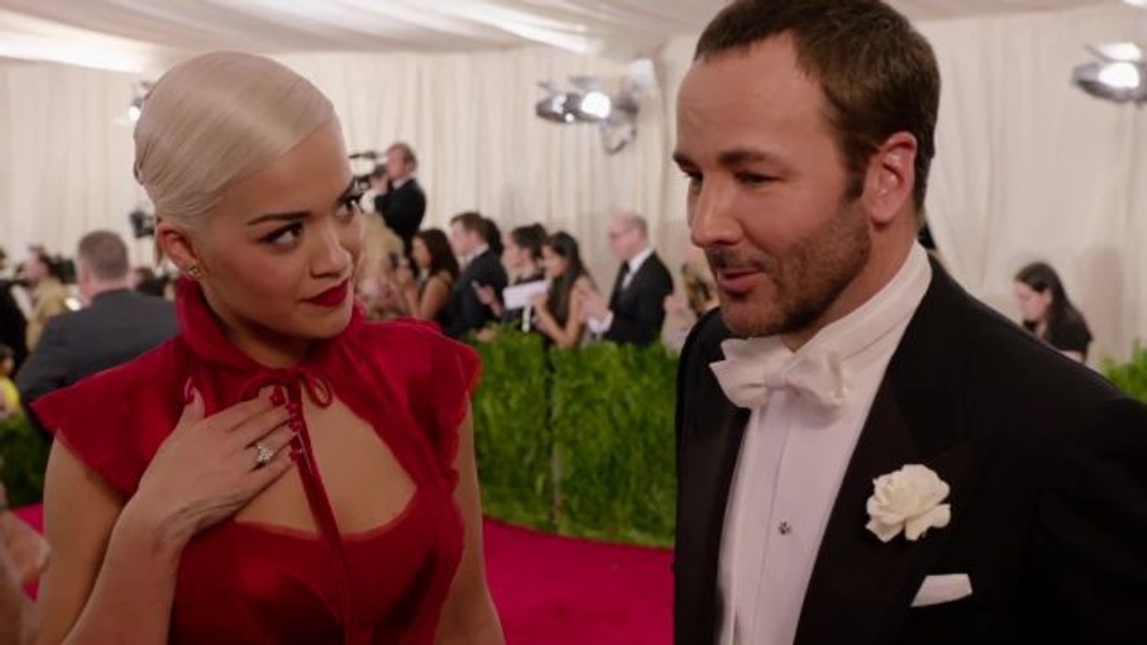 Tom Ford and Rita Ora at the Met Gala 2015