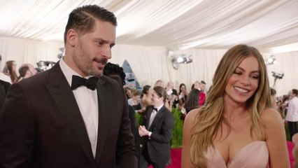 Sofia Vergara and Joe Manganiello at the Met Gala 2015
