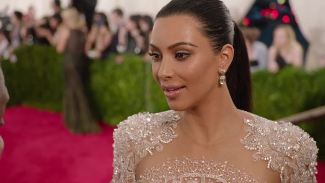 Kanye West and Kim Kardashian West at the Met Gala 2015