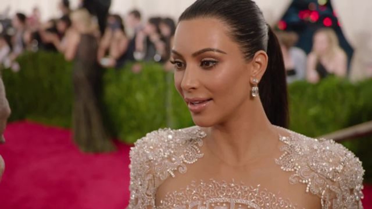 Kanye West and Kim Kardashian West at the Met Gala 2015