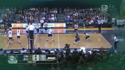 BYU Volleyball: Big Block for Sander | Feb. 7, 2015