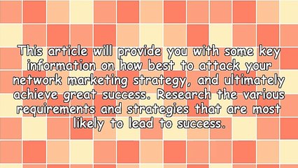 Easy Ways To Become A Top Network Marketer