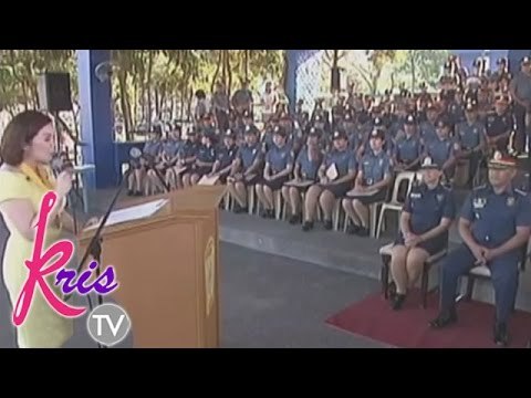 Kris Aquino on her speech at Camp Caringal