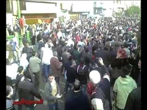 مظاهرة «يوم الغضب» تعبر كوبري الجلاء