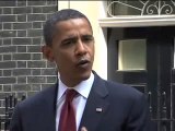 Barack Obama at 10 Downing Street, London