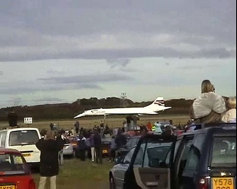 Concorde at Edinburgh Airport Last Flight - Unedited