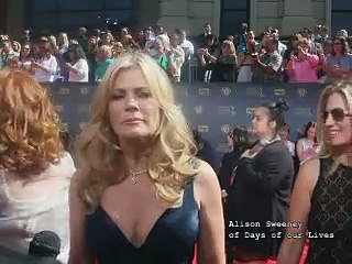 Alison Sweeney of Days of our Lives at 2015 Daytime Emmy Awards