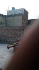 Abdul Mañan playing with fire