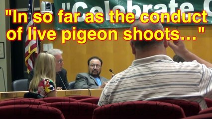 Bensalem Township Attorney Flips on Live Pigeon Shoots