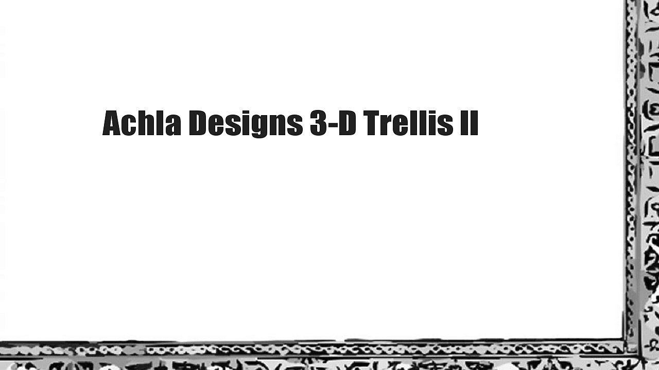 Achla Designs 3-D Trellis II