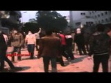 «اشتباكات الأمن المركزي والمتظاهرين في«التحرير