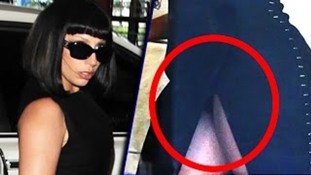 Lady Gaga Suffers Wardrobe Malfunction - The Hollywood