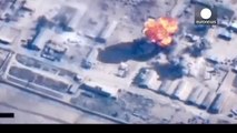 Aerial footage: Jordan targets ISIL with airstrikes in Syria and Iraq