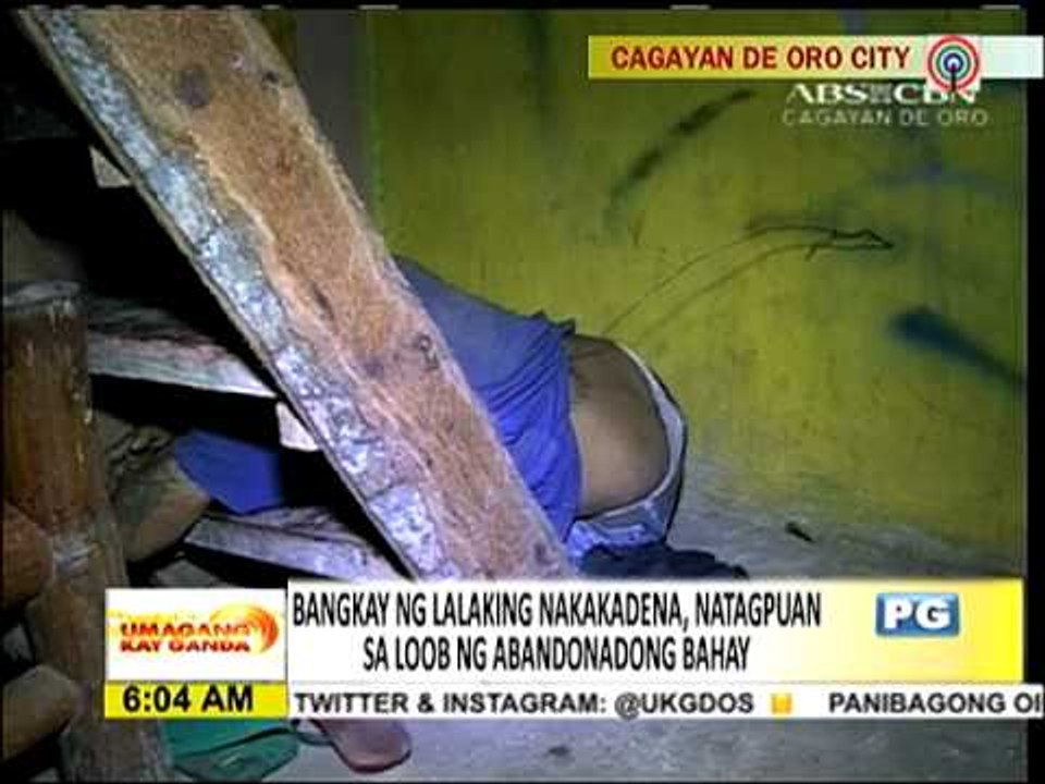 Dead man found with chain around neck