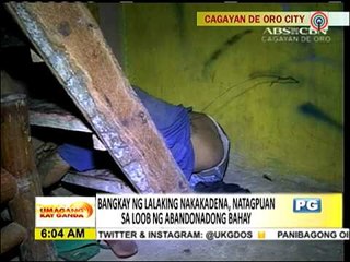 Dead man found with chain around neck