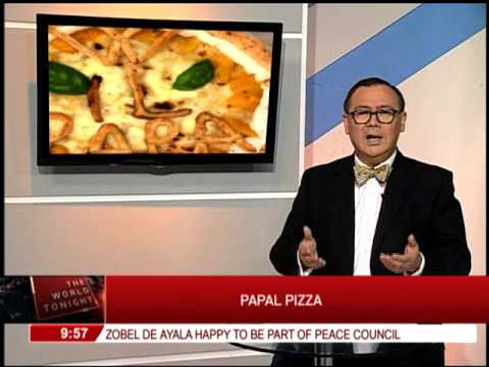 Teditorial: Papal pizza