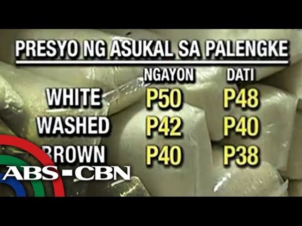Presyo ng asukal sa Maynila, tumaas