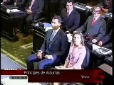 Visita de los Principes de Asturias al Senado de México