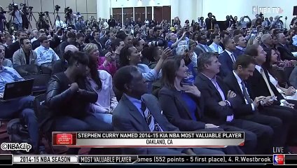 Stephen Curry Full 2015 NBA MVP Speech