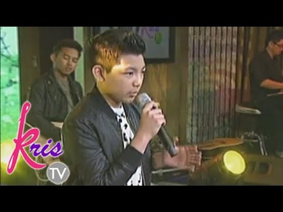 Darren Espanto sings "I'm Not The Only One" on Kris TV