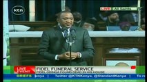 President Uhuru Kenyatta eulogizes Fidel Odinga