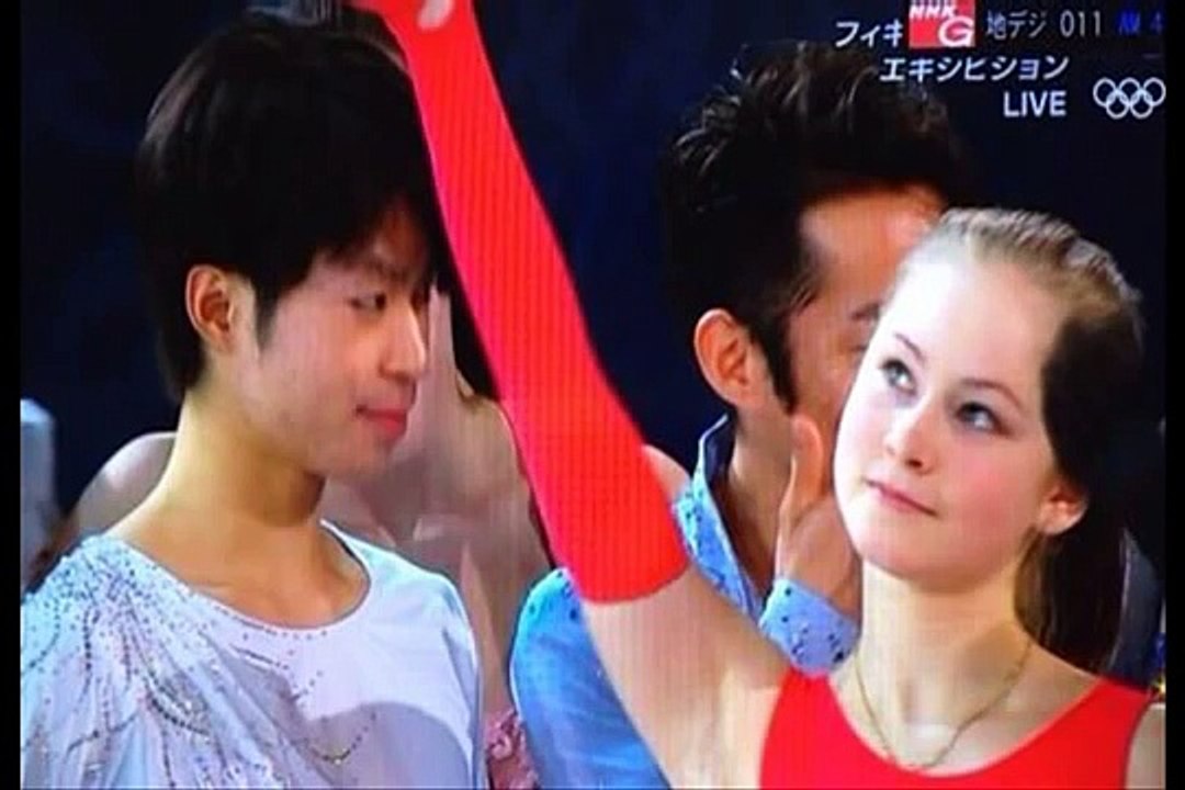 【ソチ五輪】羽生結弦さん、リプニツカヤとイチャつく