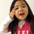 asian cute baby first talk