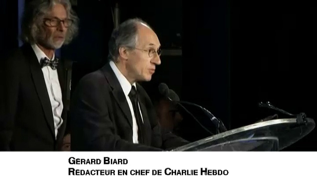 Charlie Hebdo reçoit un prix pour la liberté d'expression à New York